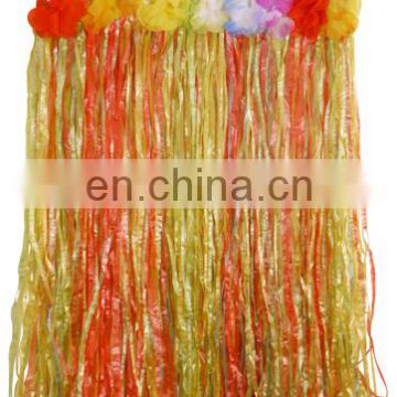 Hula Skirt With Flowers 31cm(w) 60cm(l) Adult