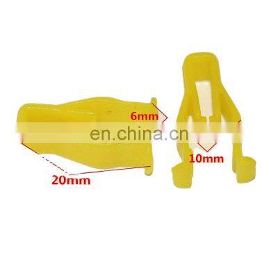 Hot Sale Auto Instrument U-type snaps Car audio CD DVD navigation panel buckle clips center console dashboard yellow plastic