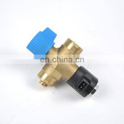 New cng valve cylinder cng car engine auto motor gasolina cng cylinder valve with electromagnetic coil