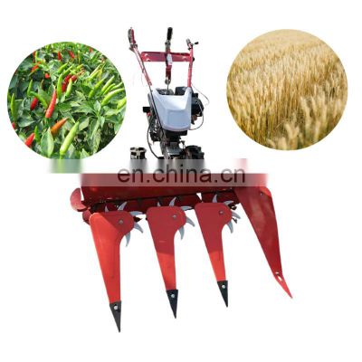 Walking tractor  corn harvester for sale / harvesters corn wheat / pepper rice harvester