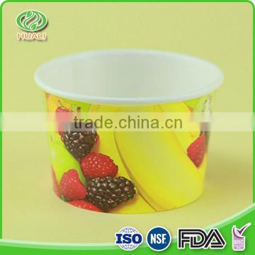 Popular style eco-friendly custom design ice cream cups 4oz