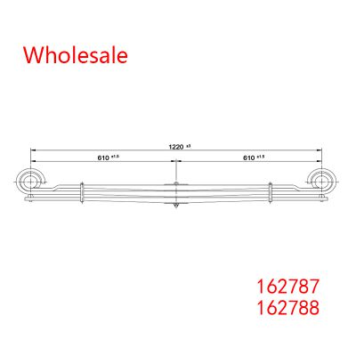 162787, 162788 Rear Axle Wheel Parabolic Spring Arm of Light Duty Vehicle Wholesale For IVECO