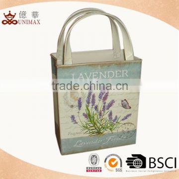 Special design lavender style metal storage baskets online sale
