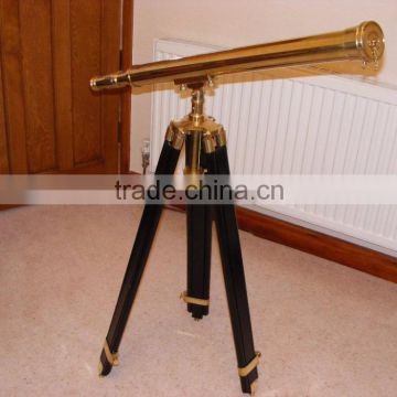 Telescope, Brass Telescope With Stand, Decorative Telescope