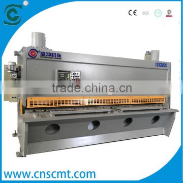 scmt Newest cnc hydraulic 1/4 sheet guillotine cutter for carbon steel