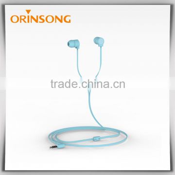 Outstanding voice China wholesale rope cable earphone with mic