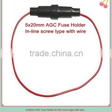 fuse holder for 5x20mm fuse, plastic fuse holder, waterproof inline blade fuse holder for marine