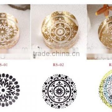 Custom crystal design making clear stamps
