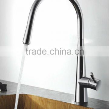 pull-down kitchen faucets in brushed nickel