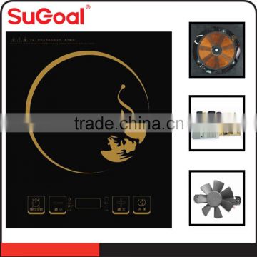 hot sale Black Glass Crystal Electric Cooktop