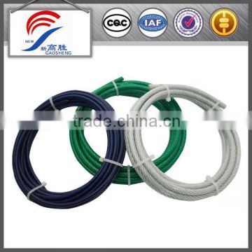 1x7 nylon coated steel wire gym rope