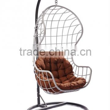 Outdoor use hanging Swing Chair PE Rattan