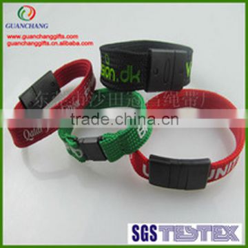 China wholesale promotional custom rfid wristband, woven wristband, smart wristband