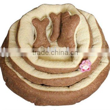 hot selling noble Printed Suede pet beds (DJ-1100161C)