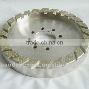 electroplated diamond grinding wheels for brake plate processing