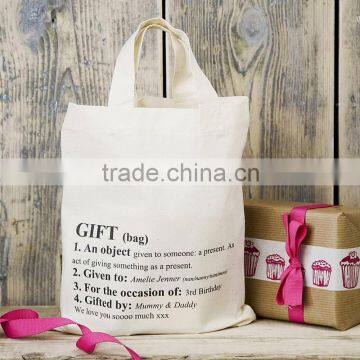 original 100% cotton canvas birthday gift bag