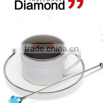 stainless steel diamond coffee or wine muddler