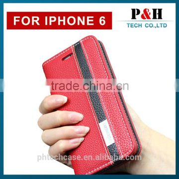 mobile phone leather case for iphone 6, for iphone 6 case leather,for iphone 6 leather case