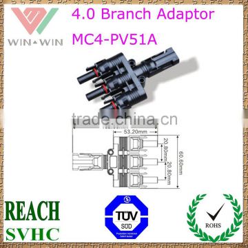 TUV Approval MC4-PV51A 4.0 Branch Adaptor