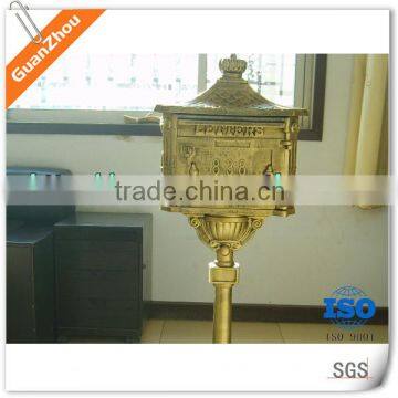 OEM die casting outdoor free standing mailbox