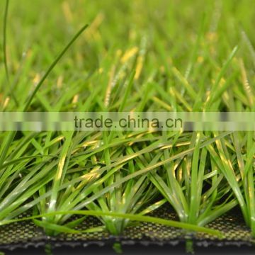 Bi color diamond shape artificial grass for football field