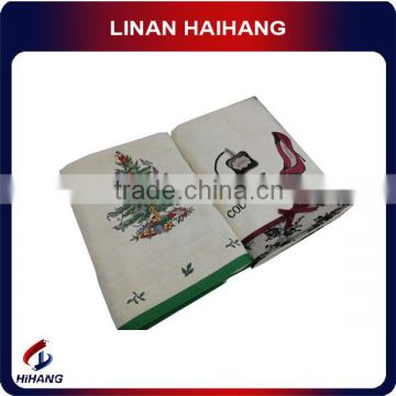 China OEM manufacture 100%cotton Microfiber christmas wholesale kitchen towel