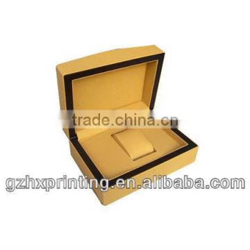 Yellow Wooden Watch Boxes With Your Own Design