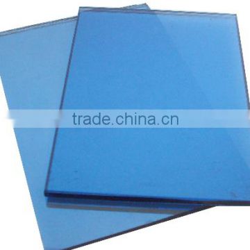 5mm Building Tinted Float Ford Blue Reflective Glass With High Quality