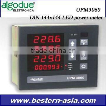 LED power meter: Algodue UPM3060 DIN 144x144
