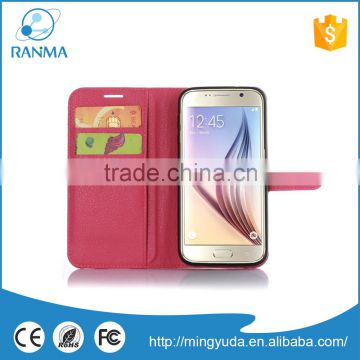 Hot Selling smart mobile phone case design s7 flip leather phone case for samsung