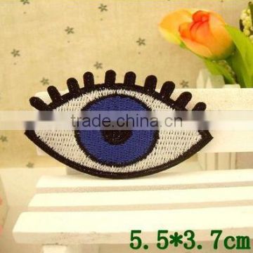 Funny eye embroidery patches for baby clothing