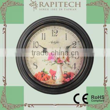 11 Inch Wall Garden Decorative Plastic Clock