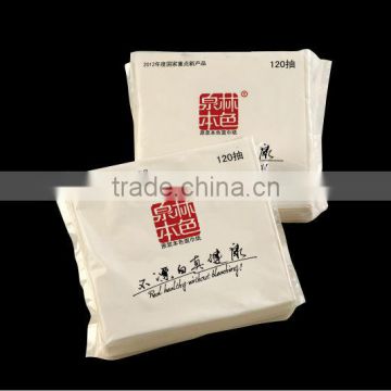 Unbleached wheat straw paper napkin