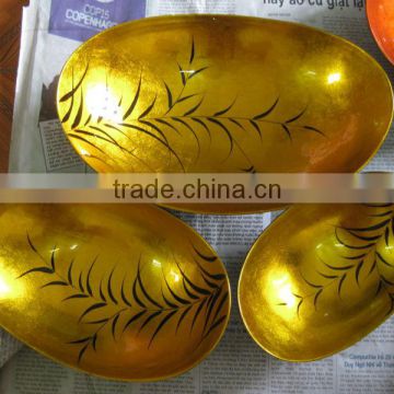 composite lacquer bowl handmade in VietNam
