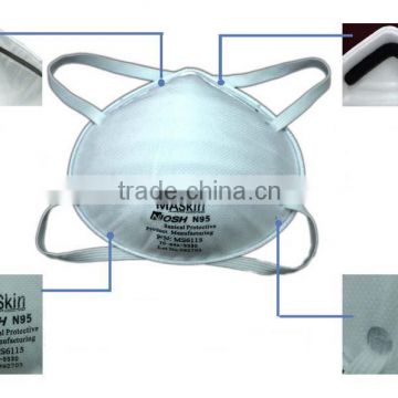 Against dust mask for fumes respiratory system model n95 6115