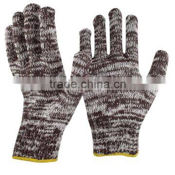 NMSAFETY Cheap polycotton knitted construction safe cotton knitted gloves