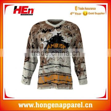 Hongen apparel good breathable durable comforable ice hockey jersey uk designs
