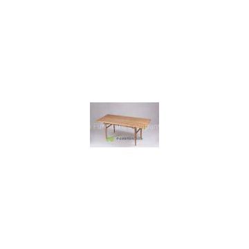 Ash Wood High Gloss Rectangular Modern Dining Room Table for Home Furniture