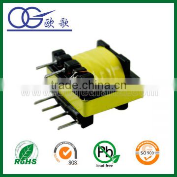 EE19 transformers for fluorescent lamps,vertical,pin5+5