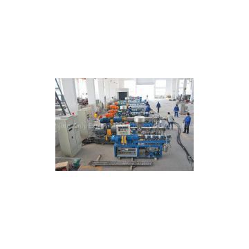 600rpm corotating parallel twin screw polymer extruder for granules