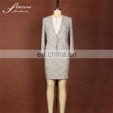 Ladies Acetate/Polyamide/ Cotton fashion business suits
