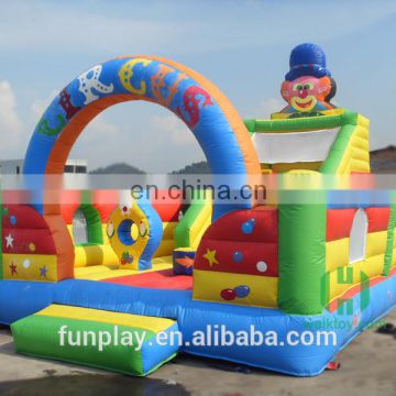 HI 0.55mm pvc hot saling inflatable amusement park inflatable playground