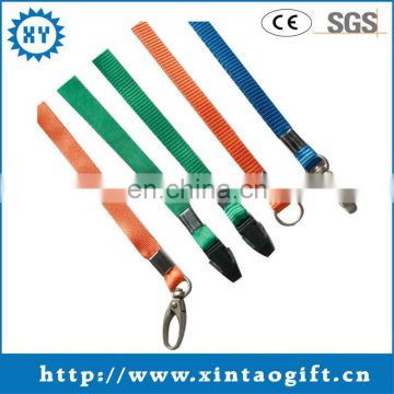 Factory cheap wholesale ID lanyard 100% polyester ribbon