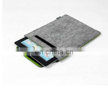 grey color customized shape sleeve 15.6 laptop organizer bag