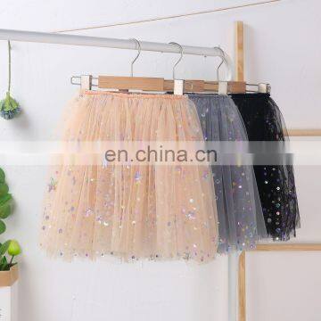 2020 Korea Style Baby Girls Skirt Embroidery Sequins Summer Kids Girls Skirts