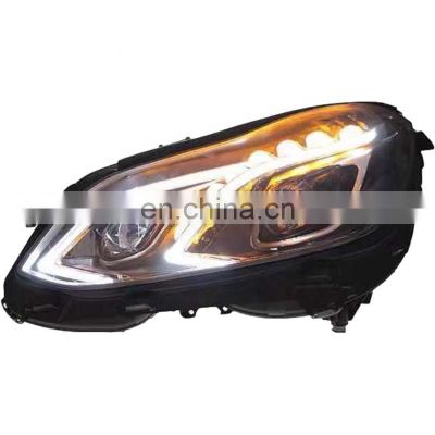 Upgrade LED headlamp headlight for mercedes benz E class W212 head lamp old style 2010-2013 and low configuration 2014-2015