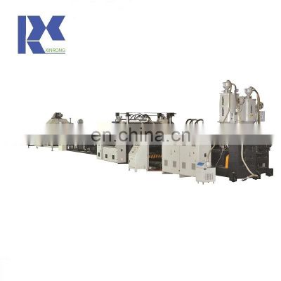 Xinrong pastic extruder pipe making machine for PE HDPE double wall corrugated pipe manfuacturing plants equipment