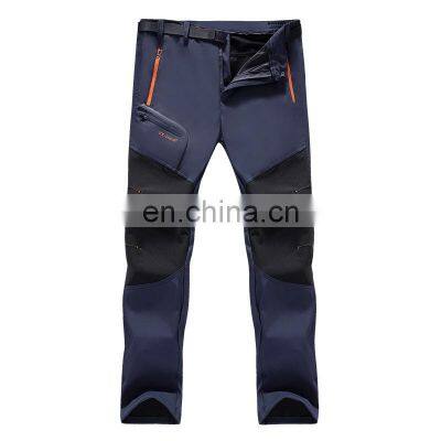 Manufacturers wholesale loose micro-elastic waterproof breathable hiking pants trousers hiking pants plus size