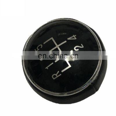 Hot selling Auto Accessories Real Leather Gear Shift sticker Knob For Golf 5