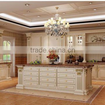 Solid wood modular kitchen cabinet-Foshan furniture